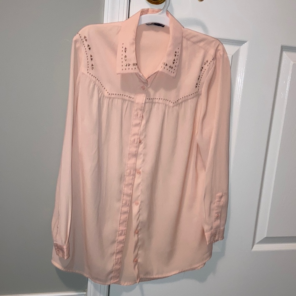 American Eagle womens button blouse